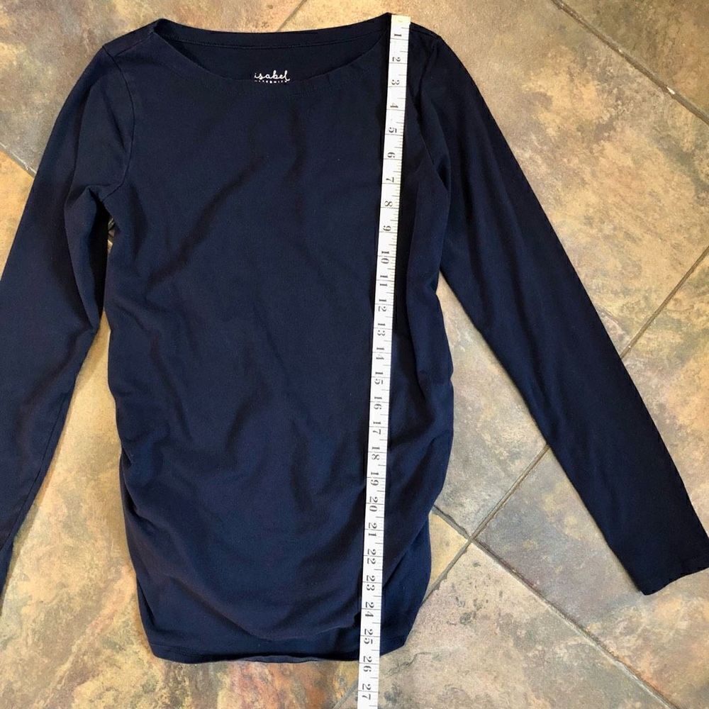 Isabel Maternity Women’s Blue Long Sleeve Top Small - Picture 6 of 11